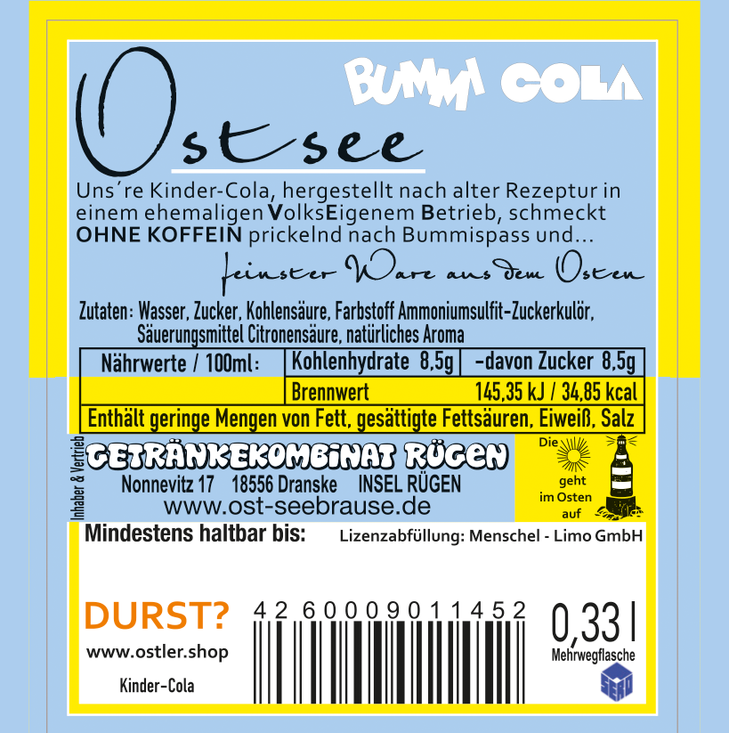 Ostsee Bummi Cola