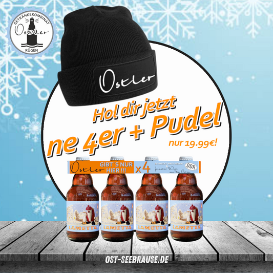Ostler Pudel + 4er Ostsee Lametta Brause