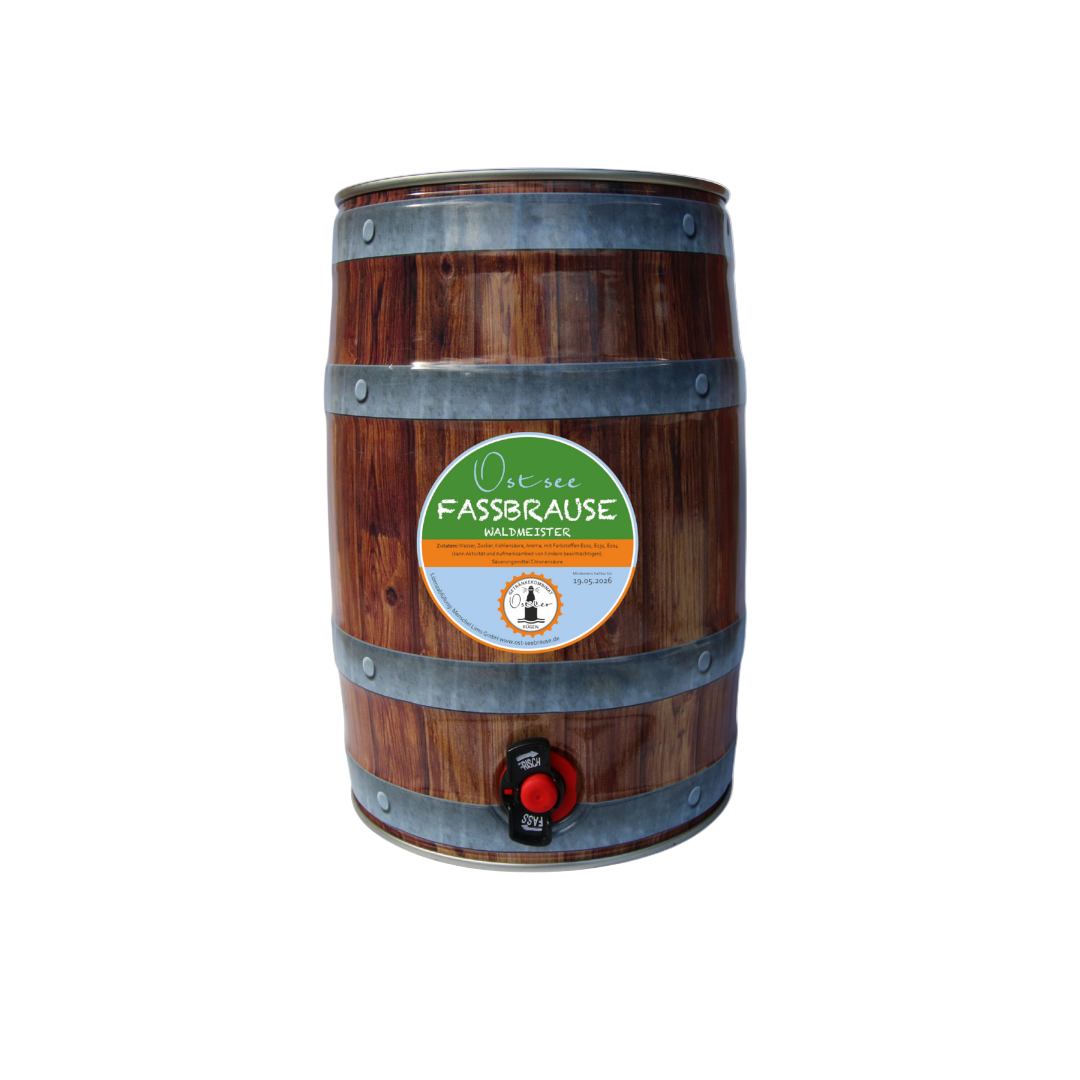 Ostsee Waldmeister Fassbrause 5L Fass