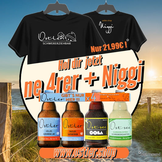 OSTLER-Niggi SCHWERERZIEHBAR Schwarz + 4rer